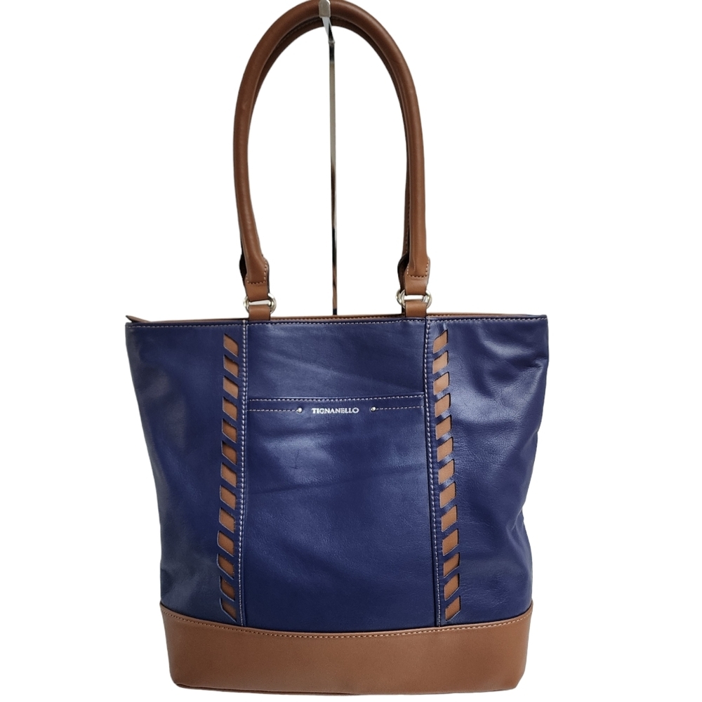 TIGNANELLO LEATHER TOTE SHOULDER BAG